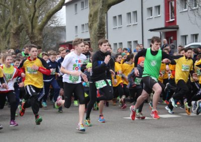 Startschuss für den Schülerlauf des Gmünder Stadtlauf